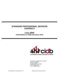 Cidb (malaysia) standard form of contract. Standard Professional Services Contract Standard Professional Services Contract Pdf Pdf4pro