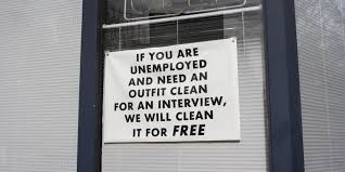 Résultat de recherche d'images pour "free clean for jobless people"