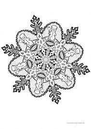 Wintermandala Zum Ausmalen Variationsphase Ausmalen Ausdrucken Basteln