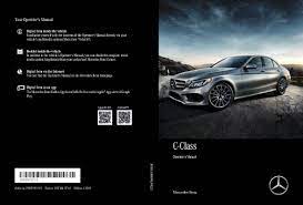 Although originally sold as sedan and station wagon, the w203 series in 2000 debuted a. 2018 Mercedes Benz C Class Sedan Owner S Manual 370 Pages Pdf