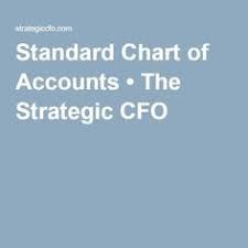 Standard Chart Of Accounts The Strategic Cfo Chart Of