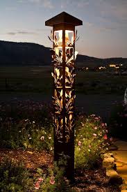 Leaf Cluster Obelisk Decorative Steel Light For The Garden Add To Your Low Voltage Lighting Contemporary Outdoor Lighting Landscape Lighting Outdoor Lighting