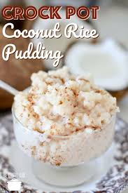 Crock Pot Rice Pudding Video The Country Cook Recipe Coconut Rice Pudding Pudding Recipes Slow Cooker Desserts