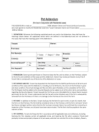 12) tenants agree that this agreement applies only to the specific pet described above and that no other pet may be substituted. Pet Addendum Use Lease Fill Online Printable Fillable Blank Pdffiller