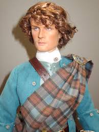 Jamie Fraser In His Regal Fraser Wedding Kilt Custom Dolls Jamie Fraser Outlander