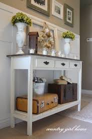 5 Great Diy Entry Tables With Tutorials Home Decor Country Girl Home Home