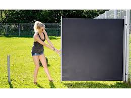 Royal Gardineer Seitenmarkise 180 X 300 Cm Anthrazit Sichtschutz Im Freien Windschutz Markise