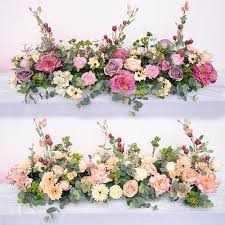 Custom Wedding Artificial Flower Arrangement Arch Decor Etsy Artificial Flower Arrangements Flower Decorations Flower Arrangements