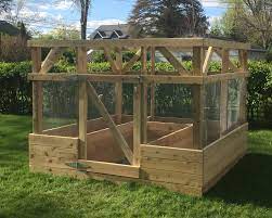 Build a sturdy enclosure in your yard to protect your delicate garden from pests. Garden Enclosure Ana White