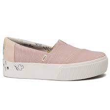 Plimsolls Toms Alpargata Boardwalk 10014431 Cameo Rose