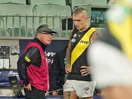 He is famous for being a australian rules footballer. Dustin Martin To Miss Bulldogs Blockbuster Manning River Times Taree Nsw