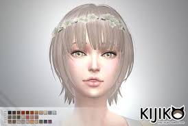 Kijiko Bob With Straight Bangs For Female Sims 4 Downloads Sims Hair Straight Bangs Sims