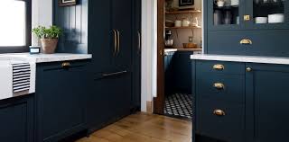 An Everyday Family Kitchen With Supermatte Shaker In 2020 Navy Kitchen Navy Cabinets Home