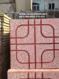 Gạch terrazzo 40x40 Ô Vuông Đỏ - Kho gạch rẻ, gạch men tồn kho giá rẻ