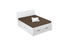 Box bett doppelbett hotelbett delia mit bettkasten schubkasten led kunstleder weiß 160 180×200 ehebett bonellfederkern topper (180 x 200 cm). Rauch Orange Aditio Schubladenbett Weiss Mobel Letz Ihr Online Shop