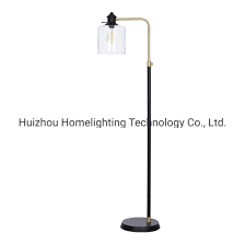 Gently used, vintage, and antique glass lamp shades. Jlf 3082 Antique Brass Task Floor Lamp With Clear Glass Shade China Floor Lamp Floor Standing Lamp Made In China Com