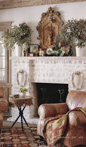 This is a good combination for a warm, stylish living room look that can be incorporated into an endless number of home decorating style ideas. An Amazing Mantel Design Chic Country Fireplace French Country Decorating French Country House