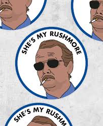 Rushmore Sticker "She's My Rushmore" Bill Murray jason schwartzman, quote  laptop