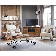 Couchtisch Aus Massivem Sheeshamholz Und Schmiedeeisen Luberon Maisons Du Monde Wood Tv Unit Linen Armchair Sheesham Wood