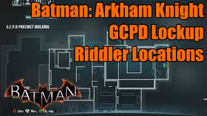 Complete all 40 of the catwoman riddler grid items. Batman Arkham Knight Gcpd Riddler Trophies Riddles Hd 60 Youtube