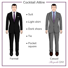 This is the next most formal wedding dress code and usually means the wedding is an evening affair. Cocktail Attire For Men What To Wear To A Cocktail Party Or Wedding