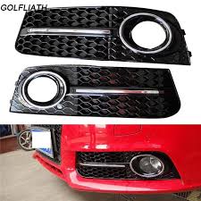 A4 B8 Sedan 4 Door Abs Auto Side Fog Light Cover Trims For Audi A4 B8 Standard 2009 2012 2pcs Set Non Sline Light Covers Sedan Audi A4