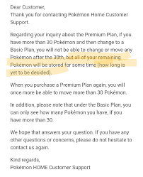 The amount of pokemon that can be stored has doubled when compared to pokemon bank, and. Why Doesnt Nintendo Disclose How Long Until Pokemon Will Be Deleted From Pokemon Home Bank Resetera