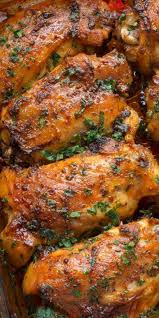 Paprika Baked Chicken In 2020 Baked Chicken Thighs Chicken Thigh Recipes Baked Baked Chicken