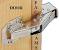 Partial Inset Cabinet Door Hinges