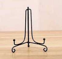 Iron Stand, Stone Holder Stand, Picture Frame Easel, Plate ...