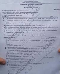 We did not find results for: Subiecte Bac 2017 Matematica Subiecte Si Barem De Corectare Numere Complexe Geometrie Logaritmi Partea I Stirileprotv Ro