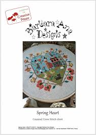 Check spelling or type a new query. Spring Heart Cross Stitch Pattern Stitched Modern