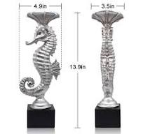 Amazon.com: Portavelas de pilar, candelabro de caballito de ...