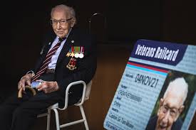 Captain tom moore, who raised millions for nhs, dies from covid www.rt.com. Captain Sir Tom Moore Presented With First Veterans Railcard Gov Uk