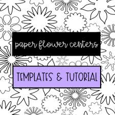 Paper Flower Center Templates Svg Clipart For Silhouette Or Cricut ✓ free for commercial use ✓ high quality images. paper flower center templates svg clipart for silhouette or cricut