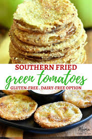 Gluten Free Southern Fried Green Tomatoes A Traditional Southern Favorit Gluten Free Sides Dishes Fried Green Tomatoes Recipe Easy Fried Green Tomatoes Recipe