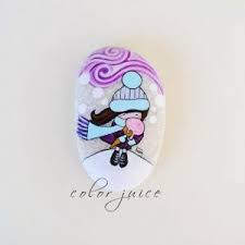 Tas Boyama Sanati Nasil Yapilir Mimuu Com Sanat Boyali Kayalar Painting