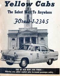 Image result for Taxi Cab Federal Yellow 1956 Taxi