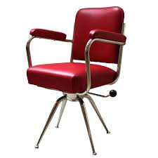 Chrome And Red Leather Desk Chair Chair Cheap Desk Chairs Vintage Office Chair
