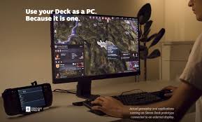 Valve today unveiled its rumored steam deck, a handheld machine for pc gaming. M0oqivoxual7 M