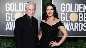 Catherine zeta jones, 51, shared an instagram video of her sunday morning yoga session from a yacht. Stunning Celebrity Couples At The 2021 Golden Globes Entertainment Tonight