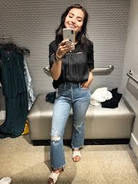 But if you shorten jeans for your boy, make its length below knee. How To Shorten Your Cropped Flare Jeans And Keep The Raw Hem The Mom Edit