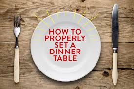 Love love love this patio set. How To Properly Set A Table For Dinner