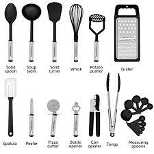 No cooking is completed without the knife. Home Garden Details About Kitchen Utensil Set 23 Nylon Cooking Utensils Kitchen Tools Gadgets
