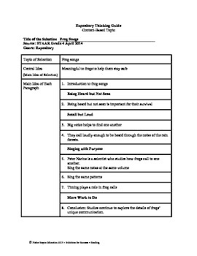 Maybe you would like to learn more about one of these? Staar Release Analysis Activities Frog Songs Grade 4 Tpt