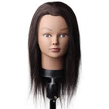 The hair on this afro mannequin head is 100% human hair and this practice head is good for practicing braiding and hairdressing. Jiayi Hairdressing Training Head Black Mannequins Head With Afro Real Hair Practice Dall Head For Braiding And Cornrow Makins Hair 16 1b Wantitall