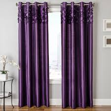 Leah Grommet Curtain Purple Panel Curtains Insulated Curtains Grommet Top Curtains