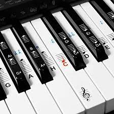 Für den privaten gebrauch oder klavierschulen. Kwmobile Klavier Keyboard Noten Aufkleber Fur 49 61 76 88 Tasten Instrumente Vinyl Piano Sticker Fur Weisse Und Schwarze Tasten Mit Anleitung Amazon De Musikinstrumente