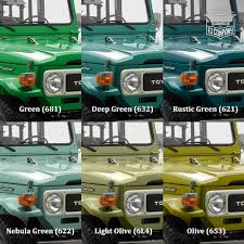 Color Selection Land Cruiser Toyota Fj40 Fj40 Landcruiser
