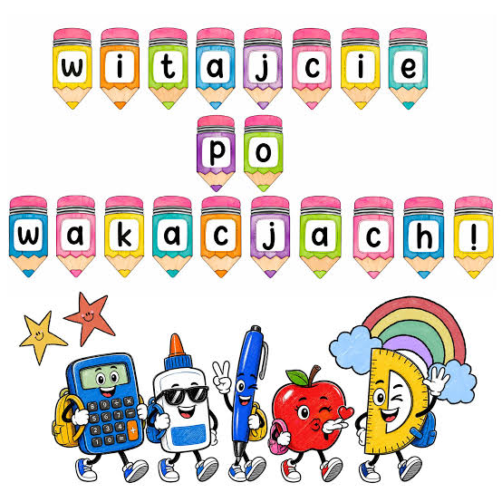 Dekoracja "Witajcie po wakacjach" wz. 3